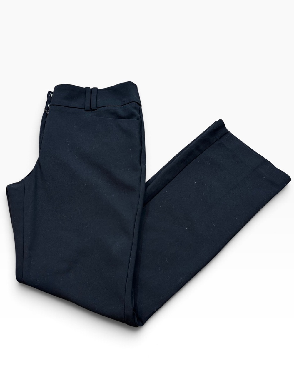 Ladies NY & Co Brand Black Trouser Pants Size Medium Tall